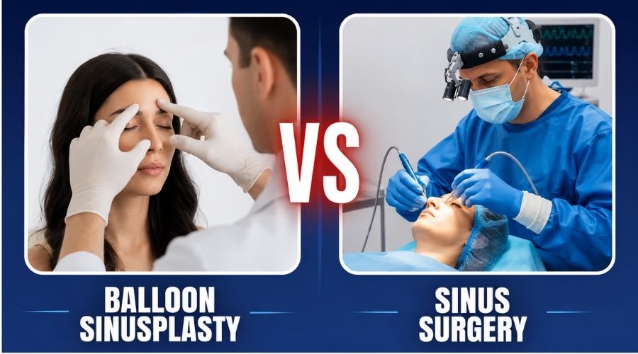 Read more about the article Balloon Sinuplasty vs. Sinus Surgery: Which Treatment Is Right for You?